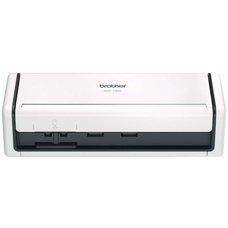 ADS-1300 Compact Desktop Scanner, 600 dpi x 600 dpi Optical Resolution, 20-Sheet Duplex Auto Document Feeder