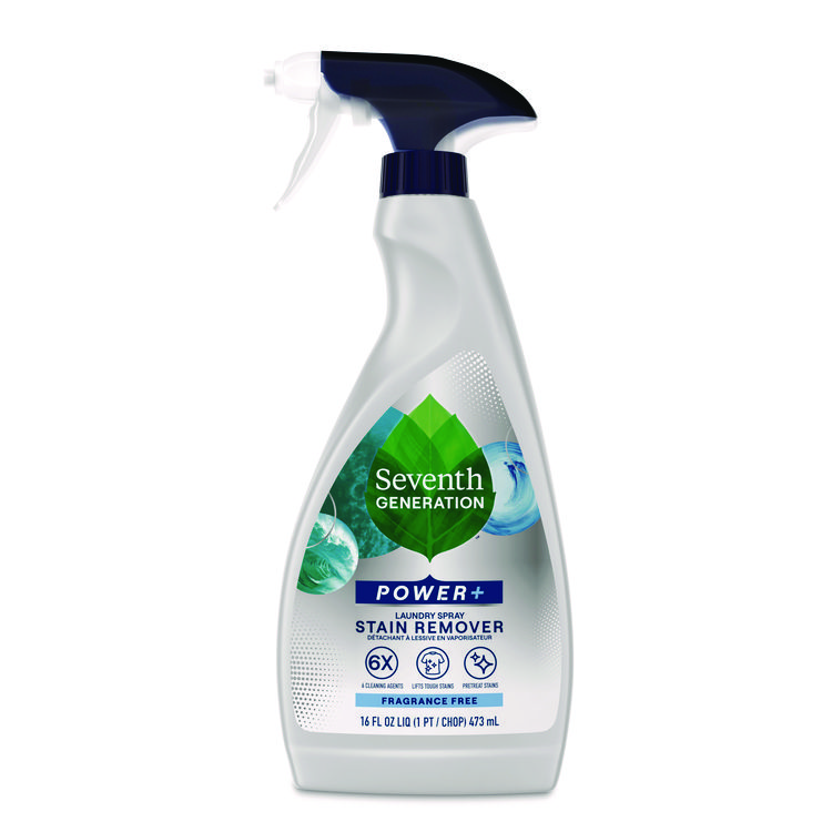 Seventh Generation® Laundry Stain Remover, Fragrance-Free, 16 oz Spray Bottle, 8/Carton