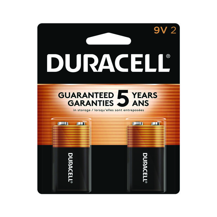 Coppertop Alkaline 9v Batteries, 2/pack
