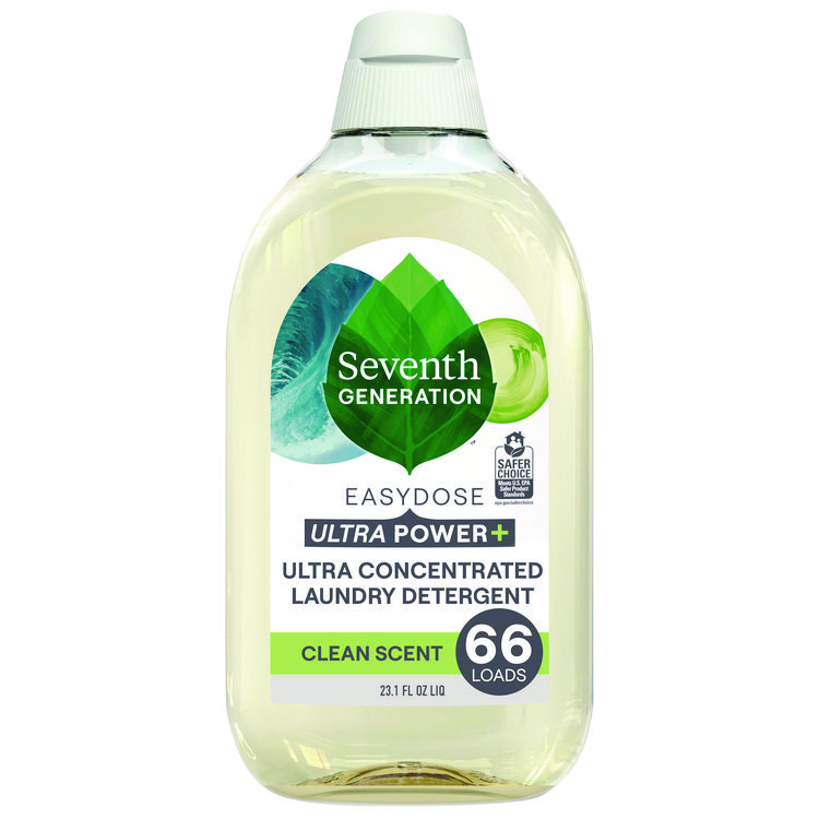 Seventh Generation® Ultra Power + Laundry Detergent, 23.1 oz Bottle, 6/Carton