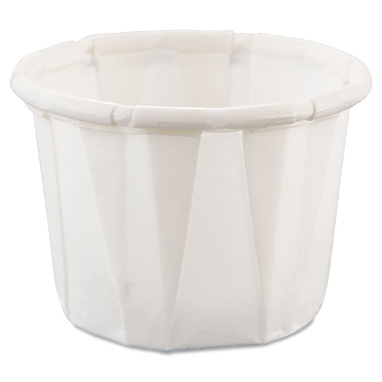 Picture of Paper Portion Cups, .5oz, White, 250/bag, 20 Bags/carton