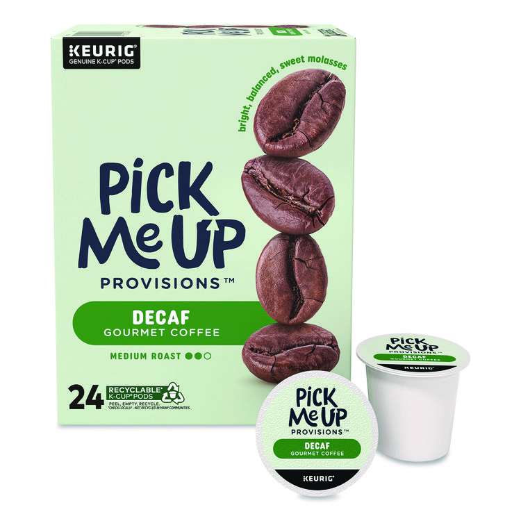Decaf Coffee K-Cups, 24/Box