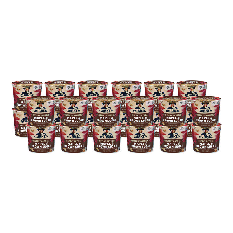 Instant Oatmeal, Maple Brown Sugar, 1.69 oz Packet, 24/Carton
