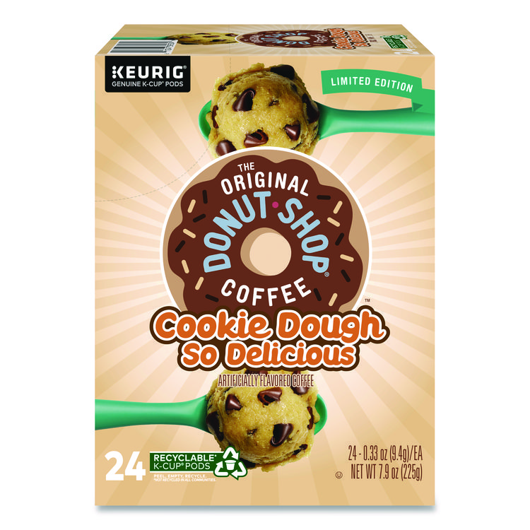 Cookie Dough So Delicious K-Cups, 0.3 oz K-Cup, 24/Box