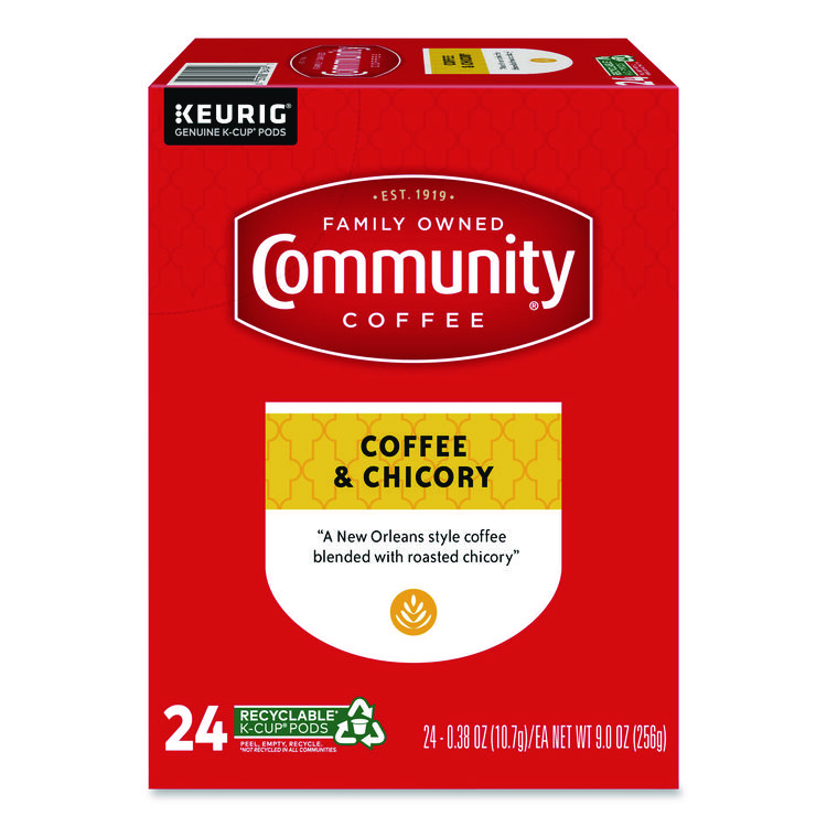 Coffee and Chicory K-Cups, 24/Box