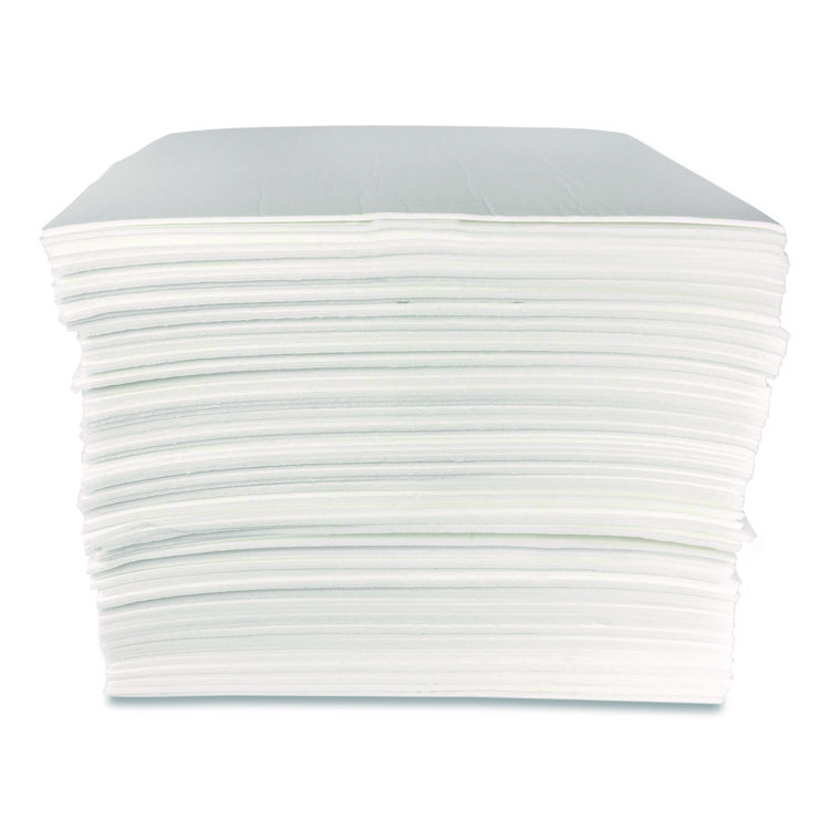 Mighty Mat Heavy Absorbent Pads, 18 gal, 16" x 18", 100/Box