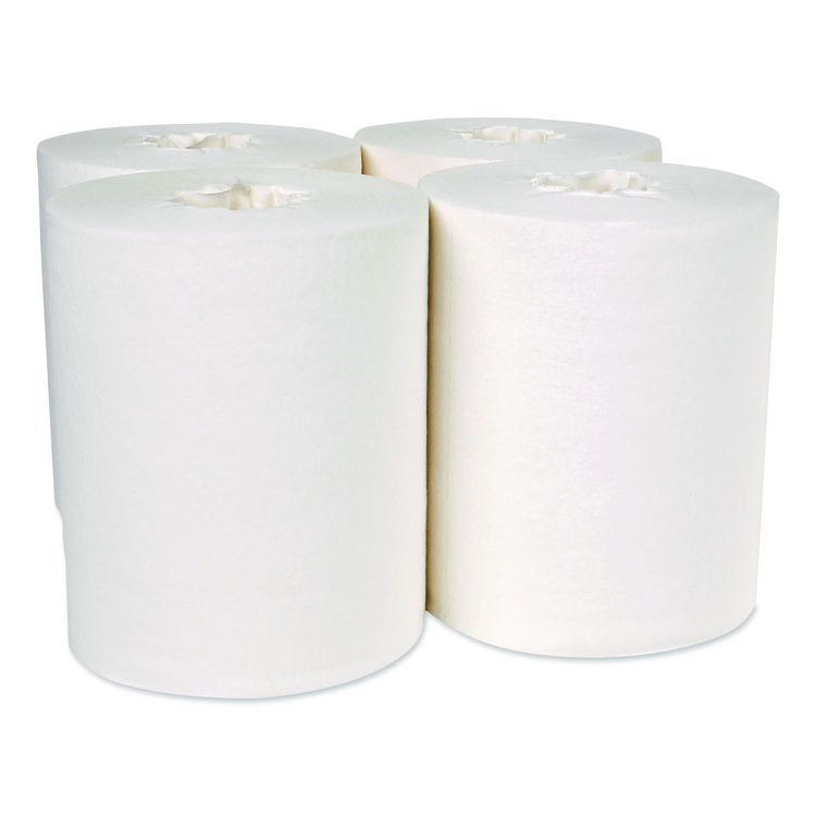 Premiere Center-Pull Towels, Perforated, 1-Ply, 8 x 14.2, White, 250/Roll, 4 Rolls/Carton