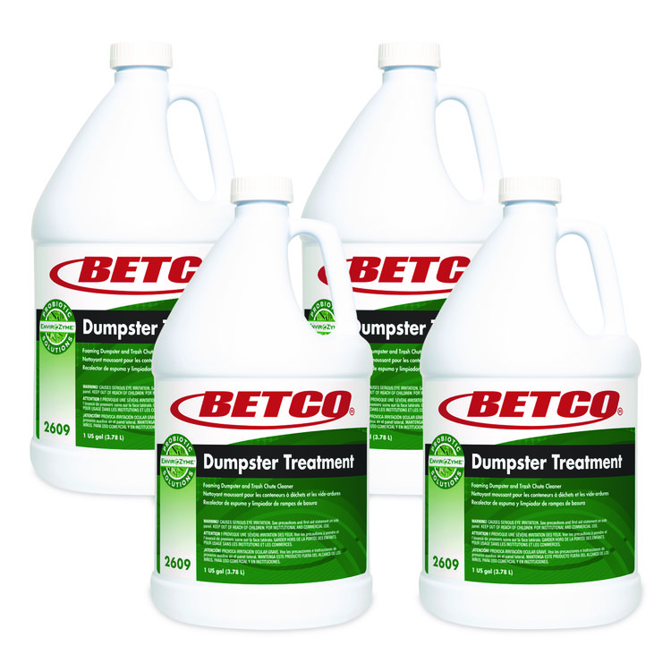 Dumpster Treatment, Mango Scent, 1 gal Bottle, 4/Carton