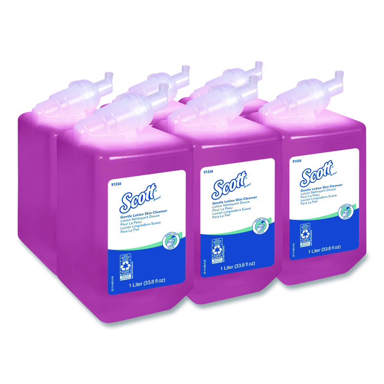 Essential Skin Cleanser Refill, Floral Scent, 1,000 mL, 6/Carton