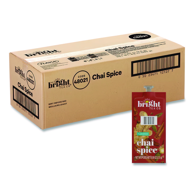 Tea Freshpack Pods, Chai Spice, 0.09 Oz, 100/carton