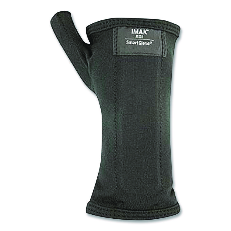 SmartGlove Flexible Wrist and Thumb Support Splint, Medium, Fits Left Hand/Right Hand, Black