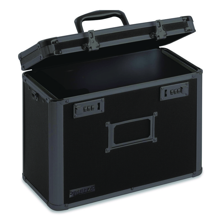 Locking Personal File Tote, Letter, 7.25 X 13.75 X 12.5, Tactical Black