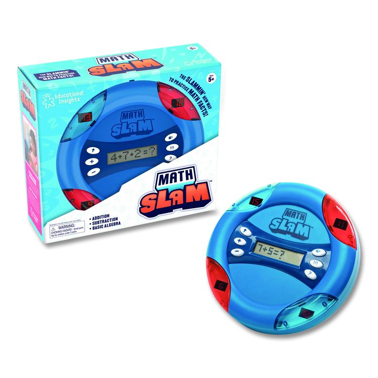 EDUCATIONAL INSIGHTS, Math Slam, Five Game Modes, Two Subjects ...