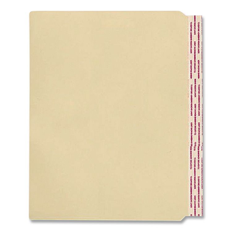 Standard Side-Flap Classification Folder Dividers, Fasteners, Letter Size, Manila, 100/Box