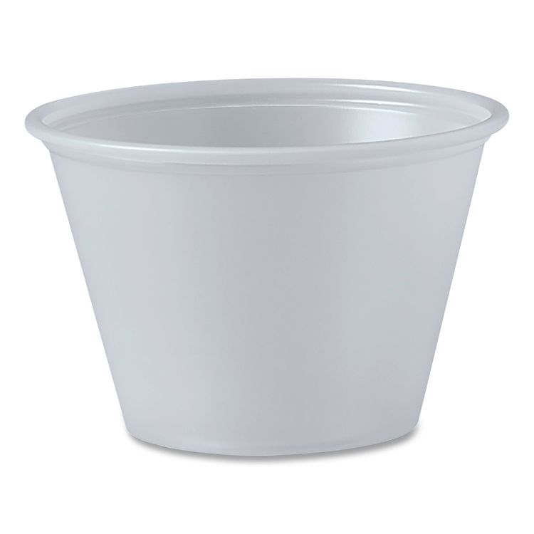 Portion Containers, 2.5 oz, Plastic, Translucent, 2,500/Carton