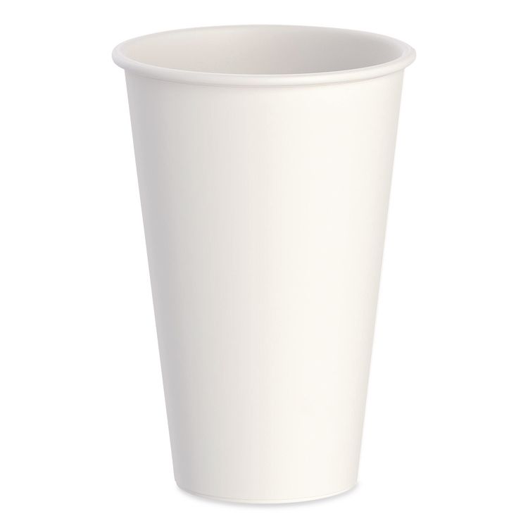 Thermoguard Insulated Paper Hot Cups, 16 oz, White Sustainable Forest Design, 30/Pack