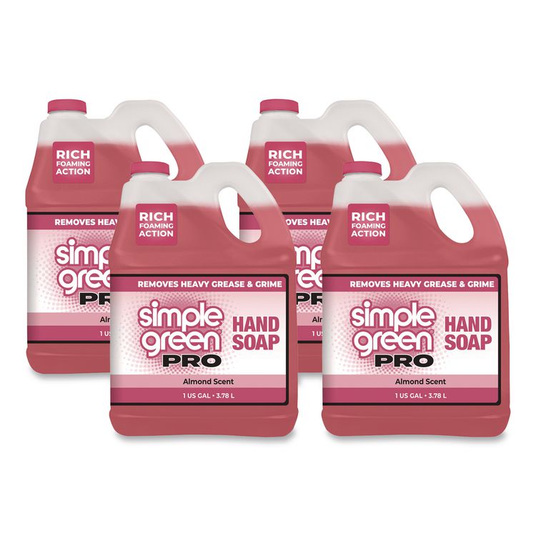 Pro Hand Soap, Almond Scent, 1 gal Bottle, 4/Carton