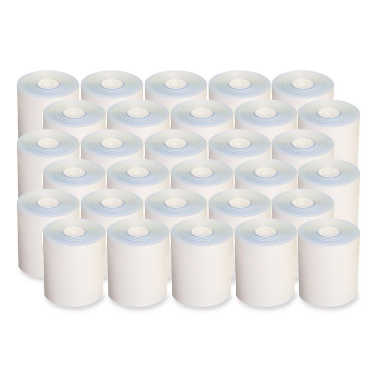 No Carbon Register Rolls, 3" X 90 Ft, White/yellow, 30/carton
