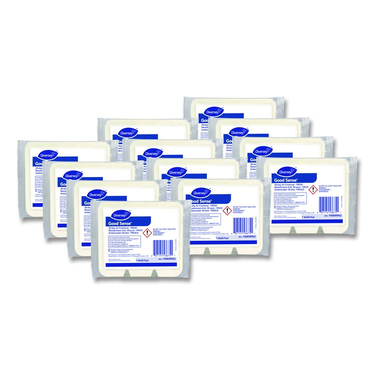 Good Sense 30-Day Air Freshener, Fresh, 12/carton