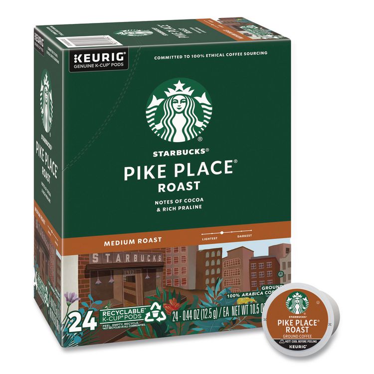 Pike Place Coffee K-Cups Pack, 24/box