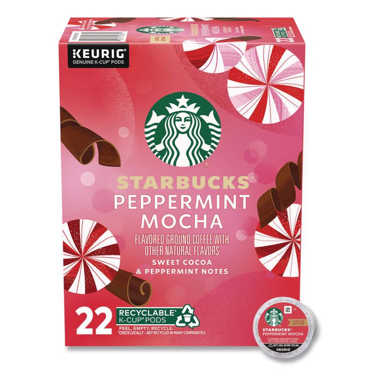 Peppermint Mocha K-Cup, 22/Box