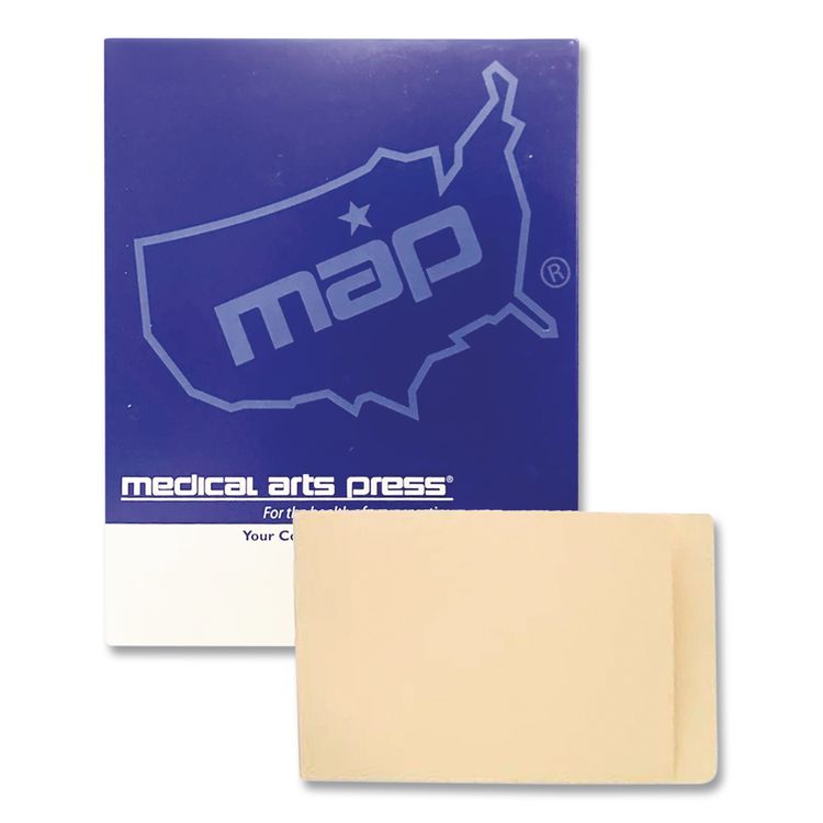 Compact File Pocket, Top Tabs, Manila, 100/Box