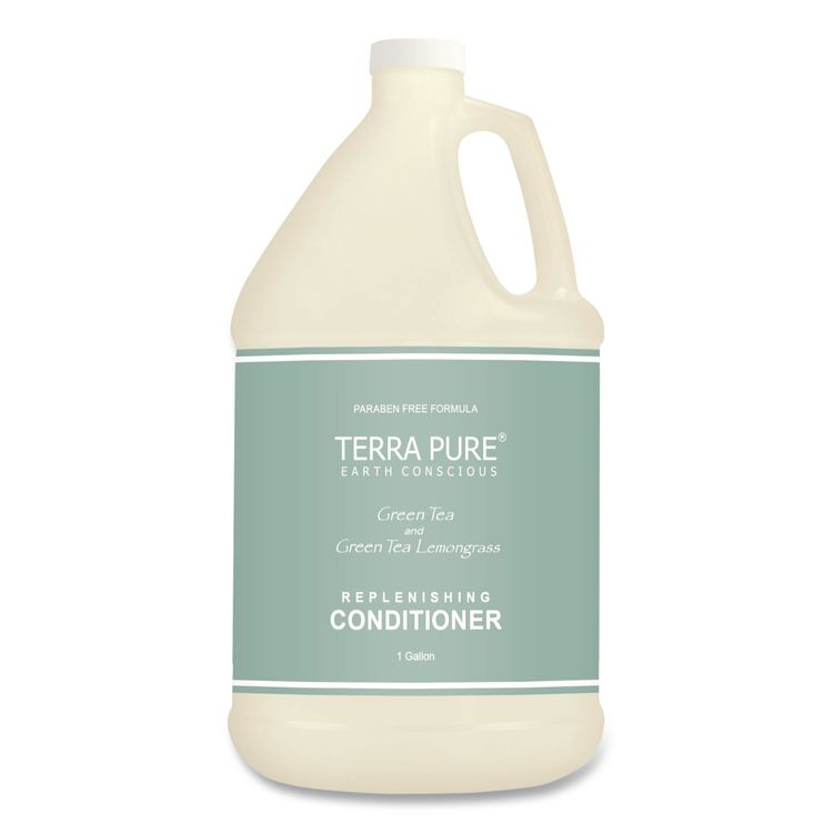 Terra Pure Conditioner Gallon, Green Tea Lemongrass Scent, 1 gal Bottle