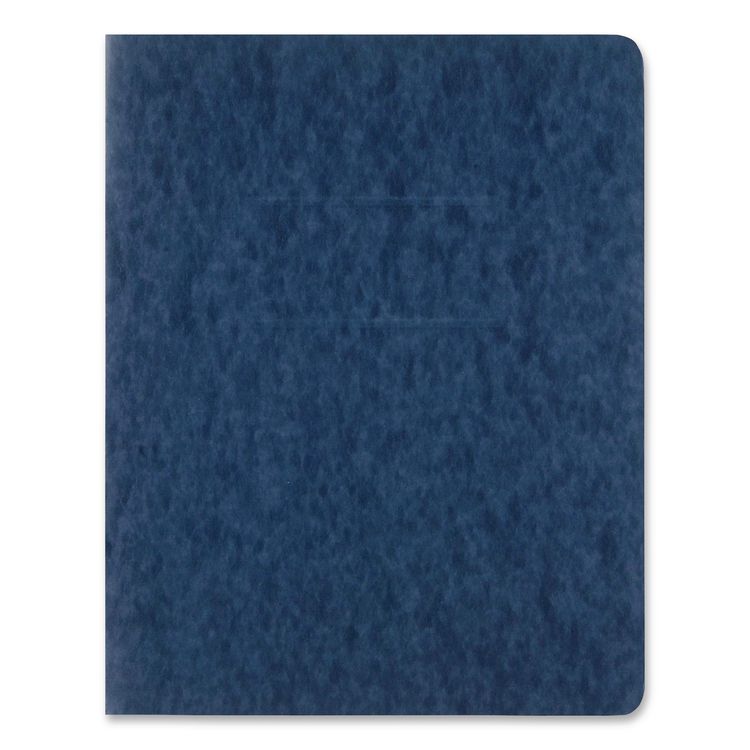 Two-Prong Pressboard Report Covers, 8.5 x 11, Dark Blue/Dark Blue, 5/Pack