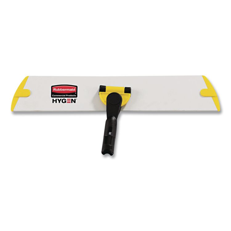 HYGEN Quick Connect Single-Sided Frame, Wet/Dry Mop 17.19 x 3, Aluminum, Yellow