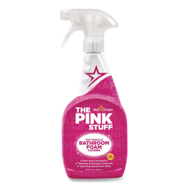 Miracle Bathroom Foam Cleaner, Fruity Scent, 25.4 oz Trigger Spray Bottle