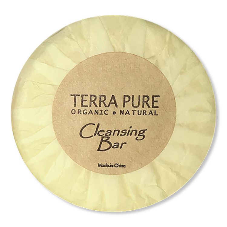Terra Pure Cleansing Bar, Green Tea Lemongrass Scent, 0.6 oz Bar, 400/Carton
