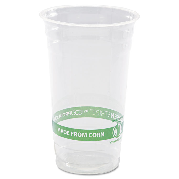 Picture of Greenstripe Renewable & Compostable Cold Cups - 24oz., 50/pk, 20 Pk/ct