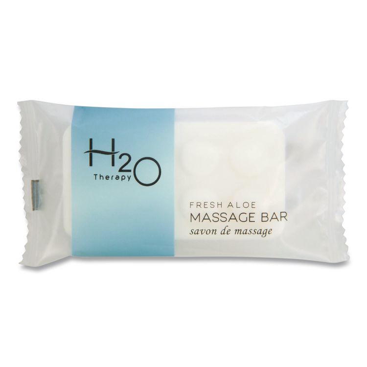 H2O Therapy Soaps, White Tea and Lemongrass Scent, 1.1 oz Bar, 400/Carton
