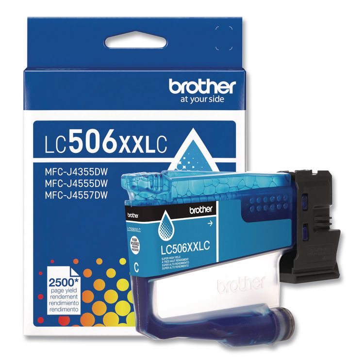 LC506 INKvestment, Super High-Yield Ink, 2,500 Page-Yield, Cyan