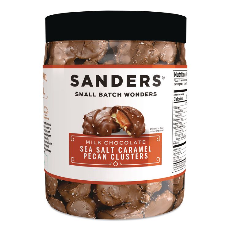 Small Batch Wonders Sea Salt Caramel Pecan Clusters, 16 oz Tub