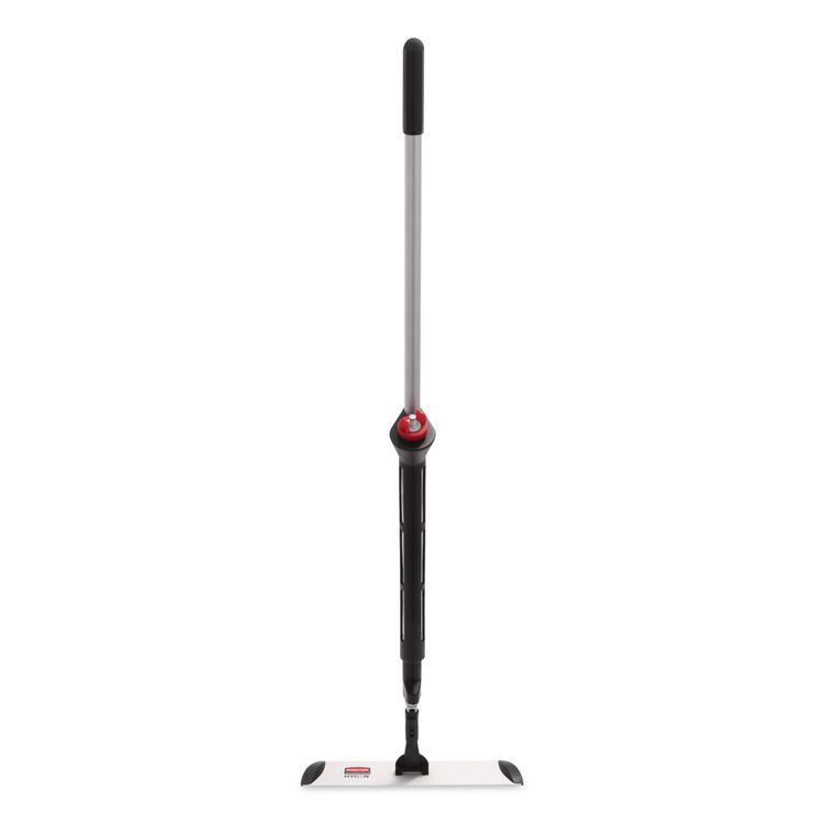 Pulse Microfiber Spray Mop System, 17" Microfiber Head, 52" Black Plastic Handle