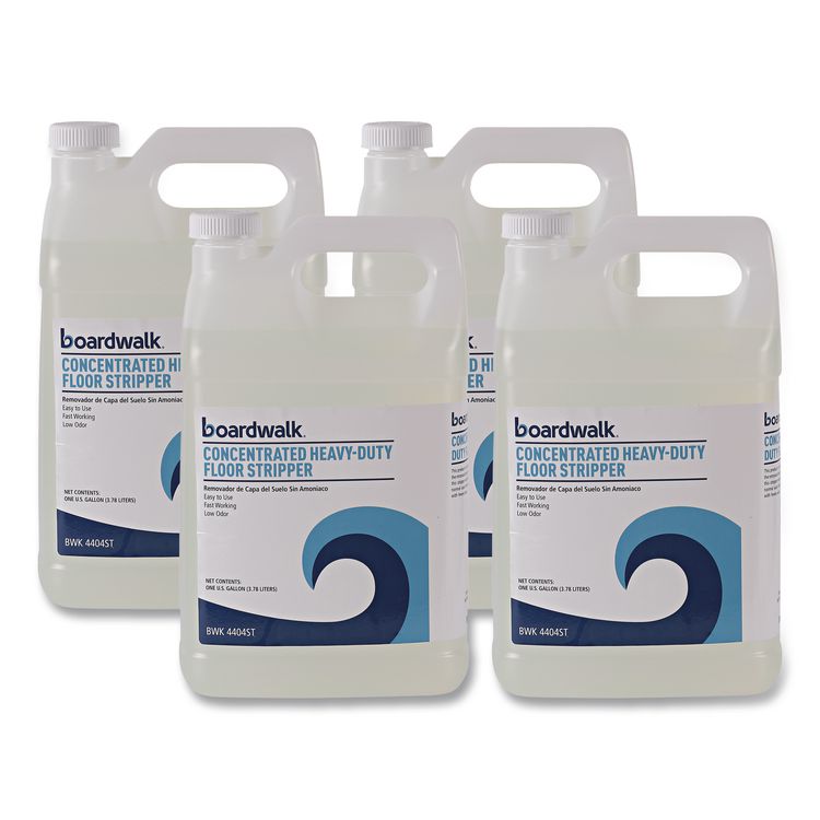 Concentrated Heavy-Duty Floor Stripper, 1 gal Bottle, 4/Carton