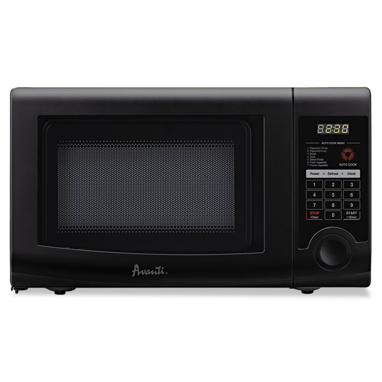 Picture of 0.7 Cubic Foot Capacity Microwave Oven, 700 Watts, Black