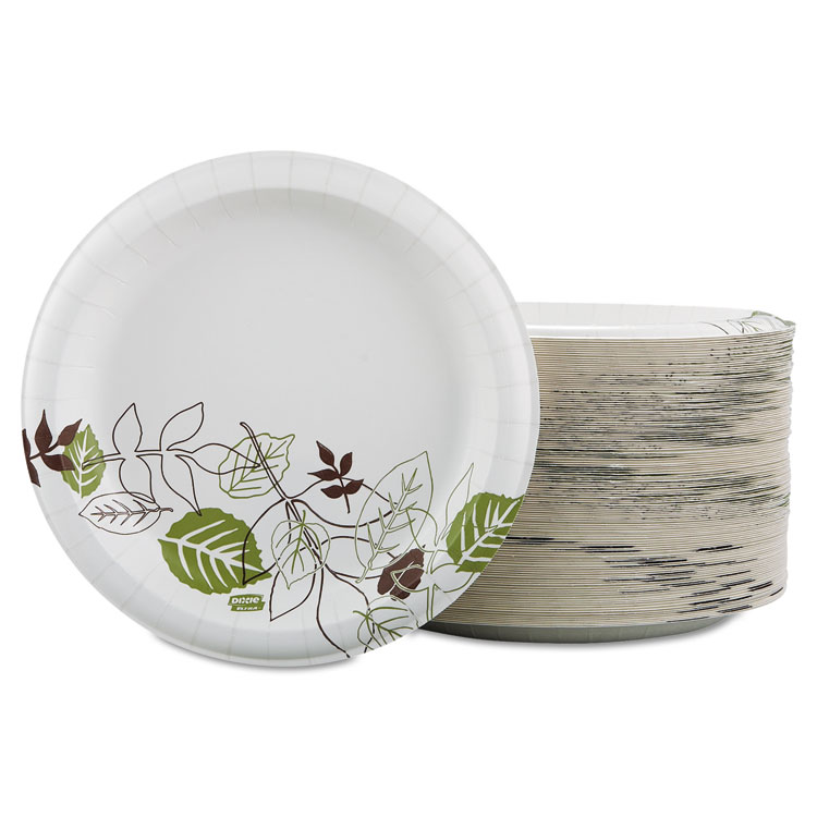 Picture of Pathways Soak Proof Shield Heavyweight Paper Plates, 8 1/2", 125/pack