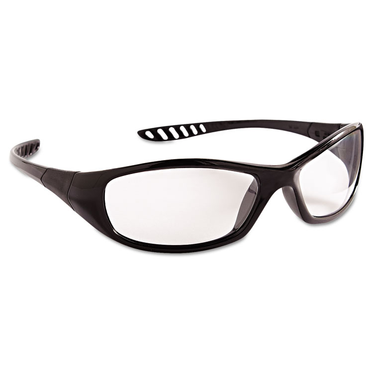 Picture of V40 Hellraiser Safety Glasses, Black Frame, Clear Anti-Fog Lens