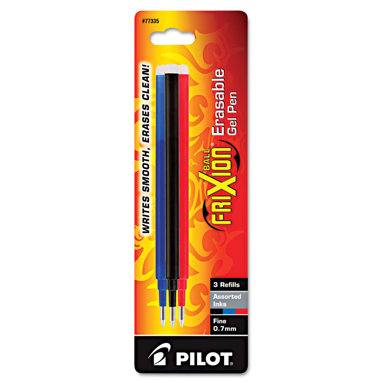 FriXion ColorSticks Erasable Gel Pen, Stick, Fine 0.7 mm, Ten Assorted Ink  and Barrel Colors, 10/Pack