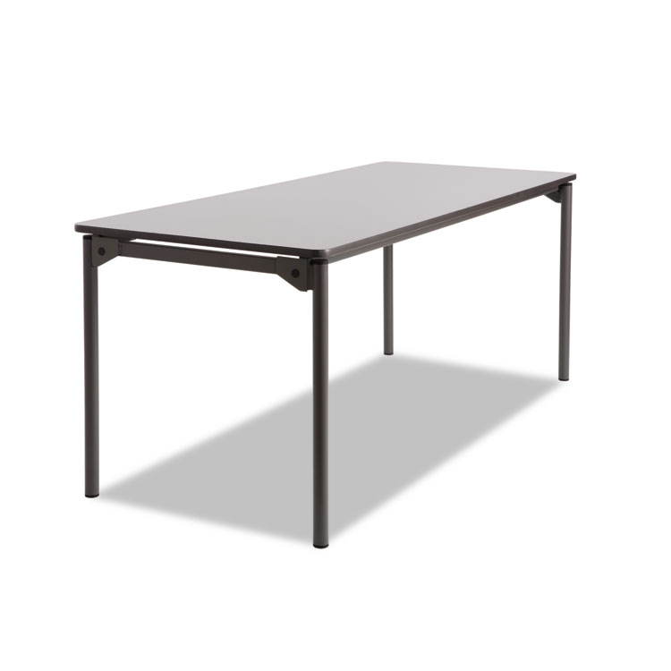 Picture of Maxx Legroom Rectangular Folding Table, 72w x 30d x 29-1/2h, Gray/Charcoal
