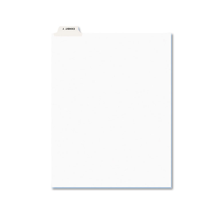 Picture of Avery-Style Preprinted Legal Bottom Tab Dividers, Exhibit Y, Letter, 25/Pack