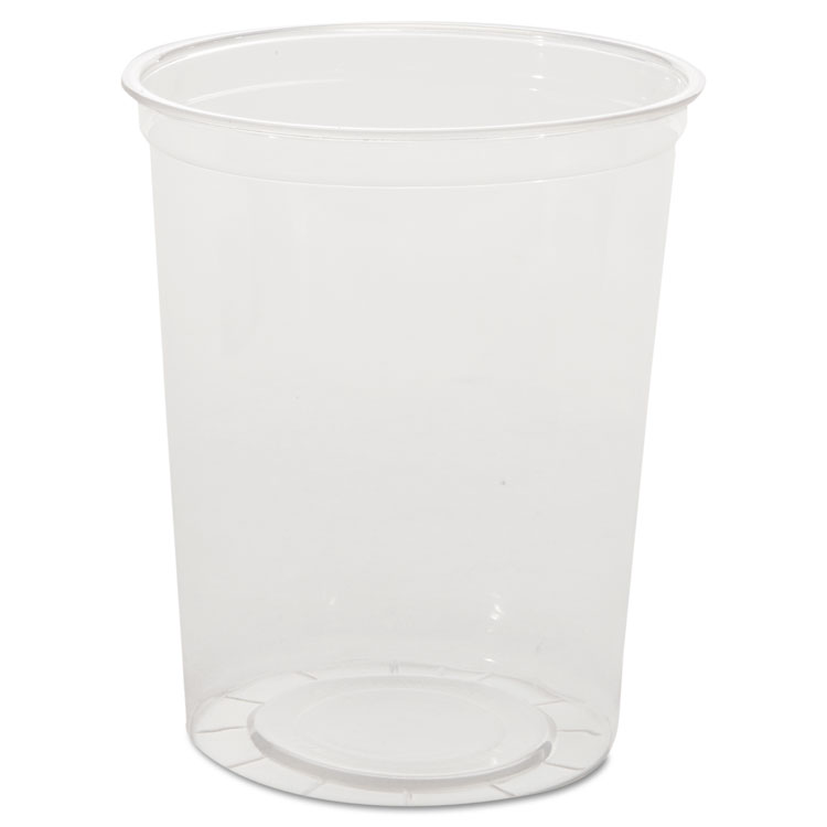 Picture of Deli Containers, Clear, 32oz, 50/Pack, 10 Pack/Carton