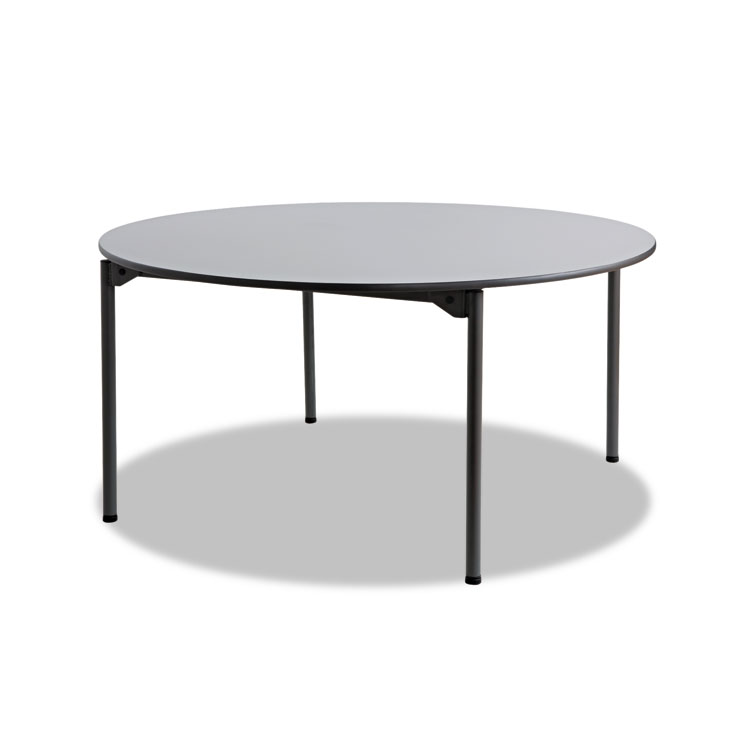 Picture of Maxx Legroom Round Folding Table, 60" Dia. x 29-1/2"h, Gray/Charcoal