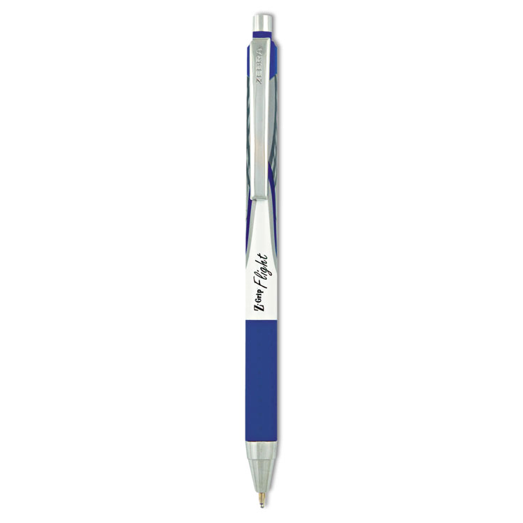 1.2 mm Zebra Z-Grip Flight Retractable Ballpoint Pen Black Ink/Barrel 20924 