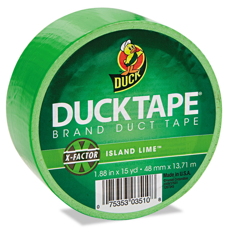 Picture of Colored Duct Tape, 9 mil, 1.88" x 15 yds, 3" Core, Neon Green