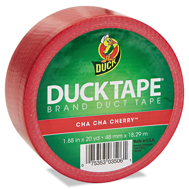 Picture of Colored Duct Tape, 9 mil, 1.88" x 20 yds, 3" Core, Red