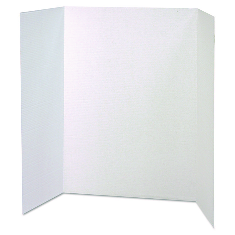 Spotlight Corrugated Presentation Display Boards, 48 X 36, White, 4/carton