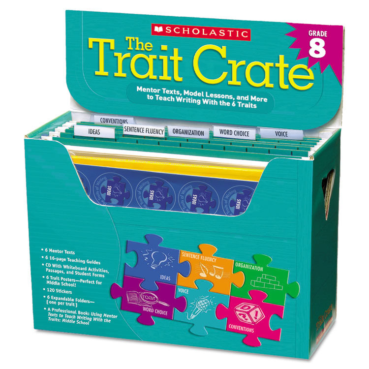 Trait Crate, Grade 8, Six Books, Learning Guide, CD, More